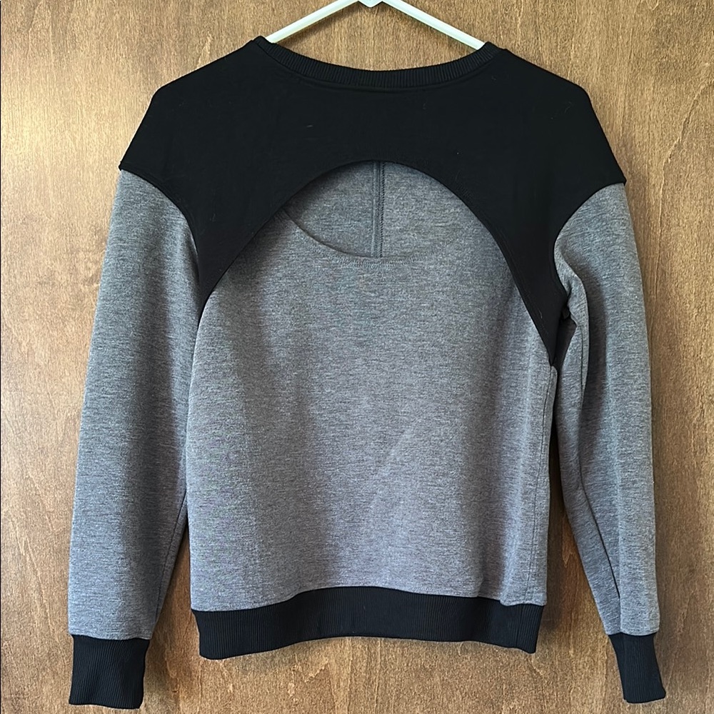 X by Gottex Black and Gray Women's Sweatshirt
